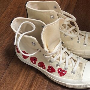 Converse chuck taylor Comme drs garçon sneakers size 8 women’s